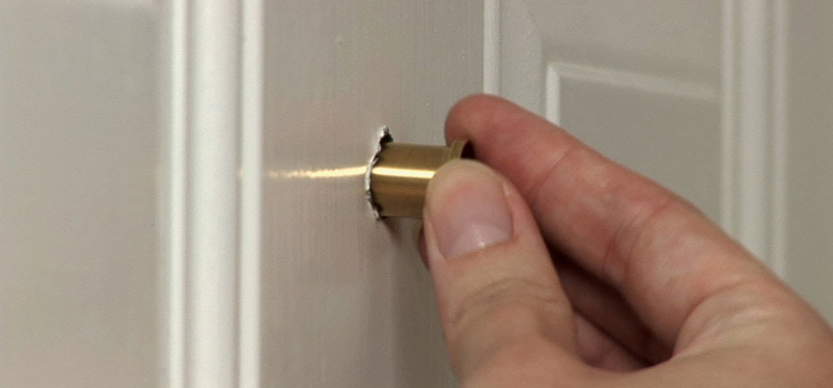 peephole door repair in Fortuna