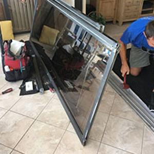sliding glass door frame repair Fortuna